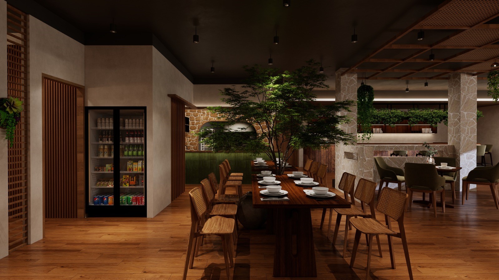 Green Point restaurant interior